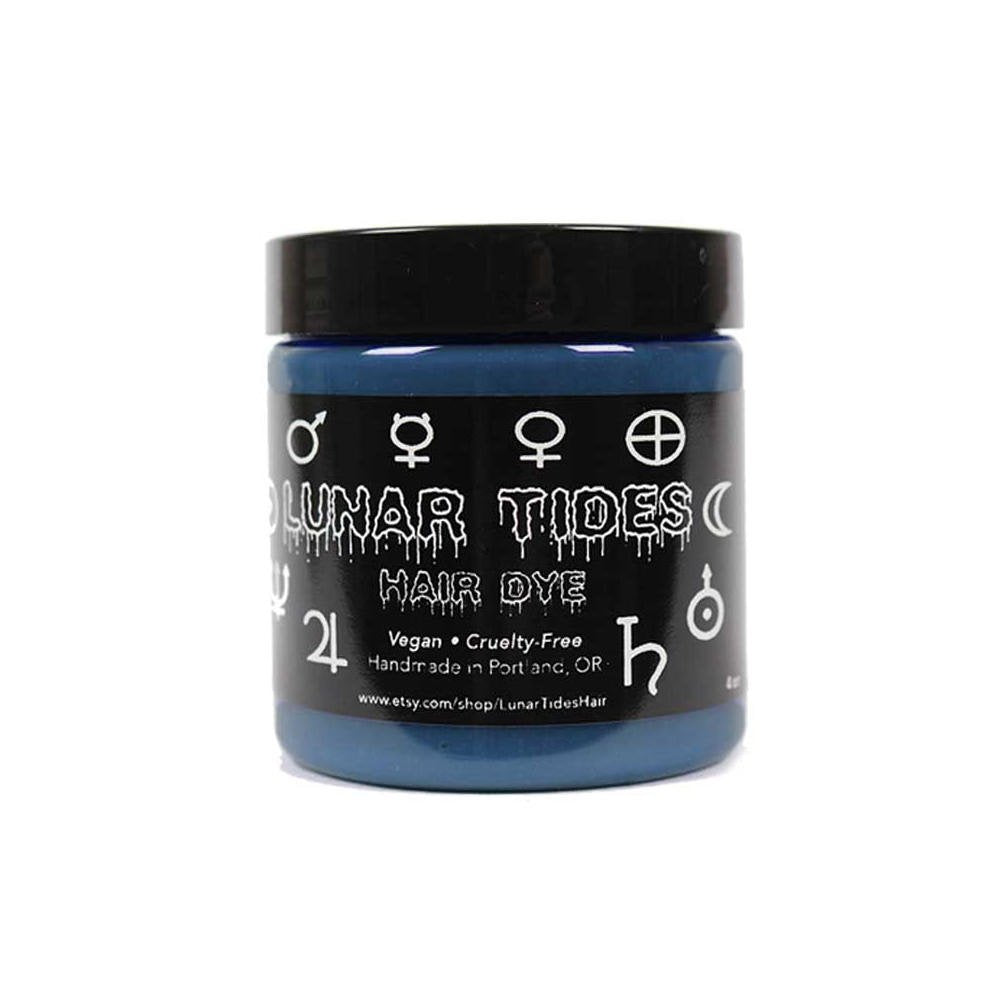 Lunar Tides Semi-Permanent Hair Color (43 colors) (Smokey Teal, 4 fl. oz.) Beauty & Personal Care Lunar Tides