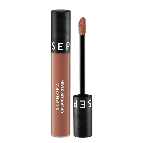 SEPHORA Favorites Cream Lip Stain Matte Liquid Lipstick - 75 Sweet Hazel (matte warm brown) - 0.16 fl oz / 5 mL Beauty & Personal Care SEPHORA