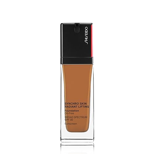 Shiseido Synchro Skin Radiant Lifting Foundation SPF 30, 440 Amber - 30 mL - Medium-to-Full, Buildable Coverage - 24-HR Hydration - Transfer, Crease Beauty & Personal Care Shiseido