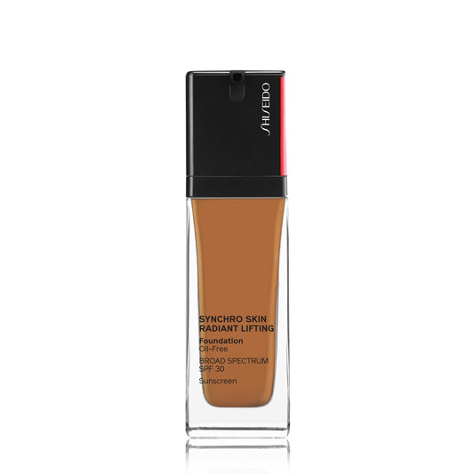 Shiseido Synchro Skin Radiant Lifting Foundation SPF 30, 440 Amber - 30 mL - Medium-to-Full, Buildable Coverage - 24-HR Hydration - Transfer, Crease Beauty & Personal Care Shiseido