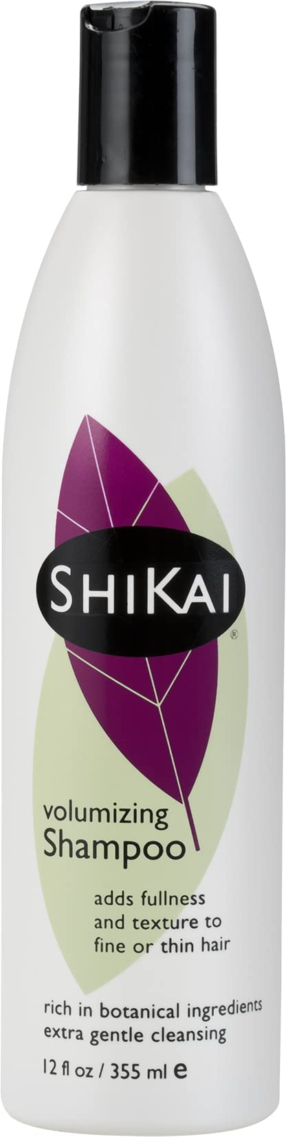 ShiKai Volumizing Shampoo (12 oz) | Rich in Botanical Ingredients | Adds Volume, Moisture & Texture to Fine or Thin Hair | Extra Gentle Cleansing