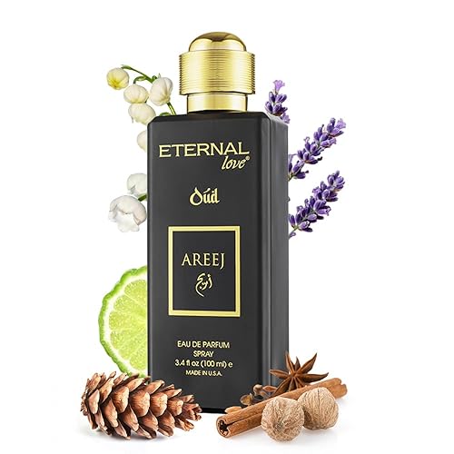 Eternal Love Areej Oud - Long Lasting Unisex Eau de Parfum - Warm Spicy Oriental Fragrance with Oud & Tobacco - Dubai Inspired Arabic Scent - 3.4oz Beauty & Personal Care Eternal Love