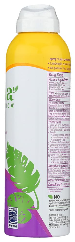 Alba Botanica Very Emollient, Active Kids Spray Sunscreen SPF 50 6 oz (Pack of 5)5 Beauty & Personal Care Alba Botanica