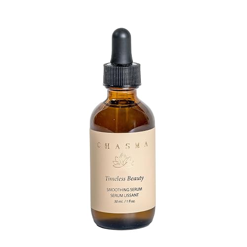 Chasma Timeless Beauty Face Serum - Bakuchiol, Turmeric, Vitamin C, Hyaluronic Acid, Peptides,Deep Hydration, Sensitive Skin Care, Unscented Beauty & Personal Care CHASMA