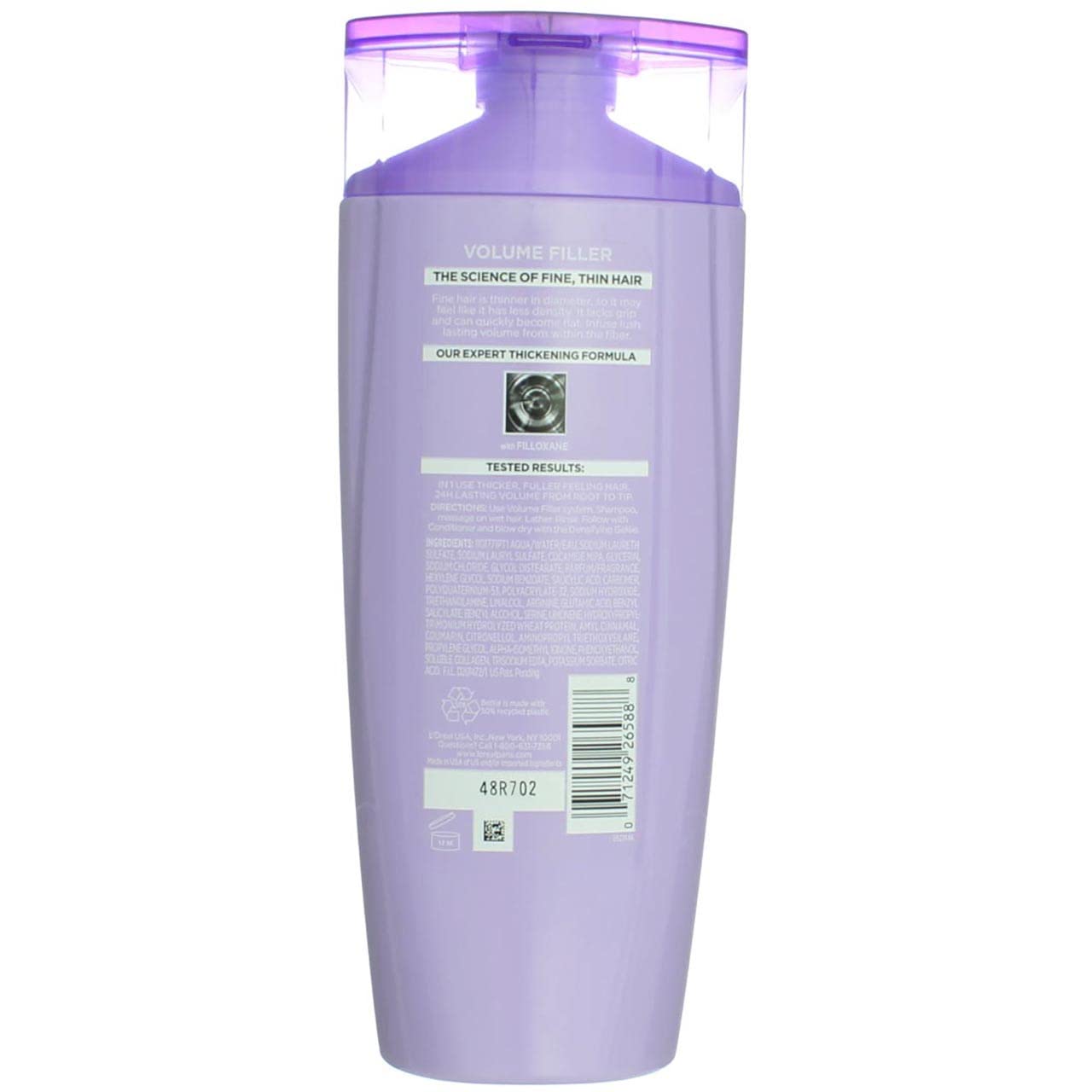 L’Oreal Paris Shampoo Volume Filler Thickening 12.6 Ounce (375ml) Beauty & Personal Care L'Oreal Paris
