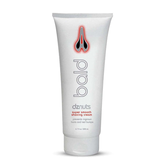 dznuts - Bald Super Smooth Shaving Cream - Prevents Ingrown Hairs and Razor Bumps, Cooled and Moisturized Skin - 6.7 fl. oz, 1 Pack Beauty & Personal Care dznuts