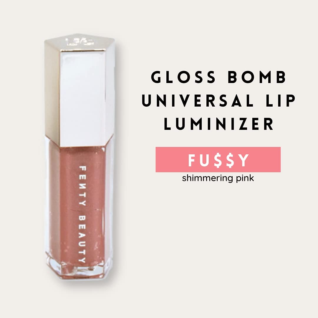 Gloss Bomb Universal Lip Luminizer - 02 Fussy by Fenty Beauty for Women - 0.3 oz Lip Gloss Beauty & Personal Care FENTY BEAUTY