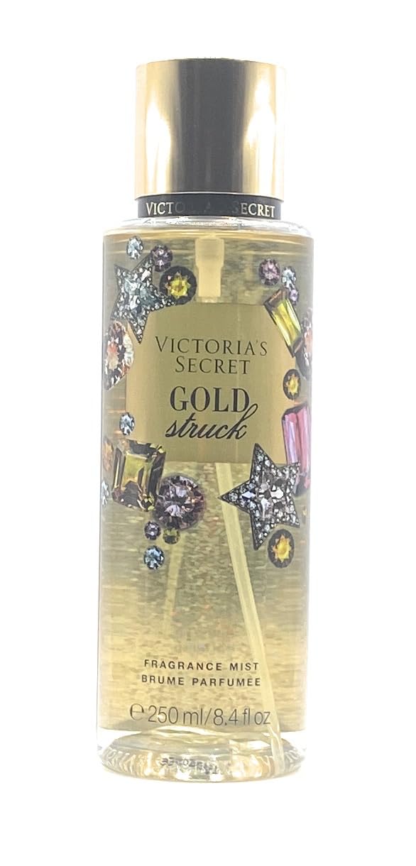 Victoria's Secret GOLD STRUCK Winter Dazzle Fragrance Mists 8.4 Fluid Ounce, 2019 Edition Beauty & Personal Care Victoria's Secret
