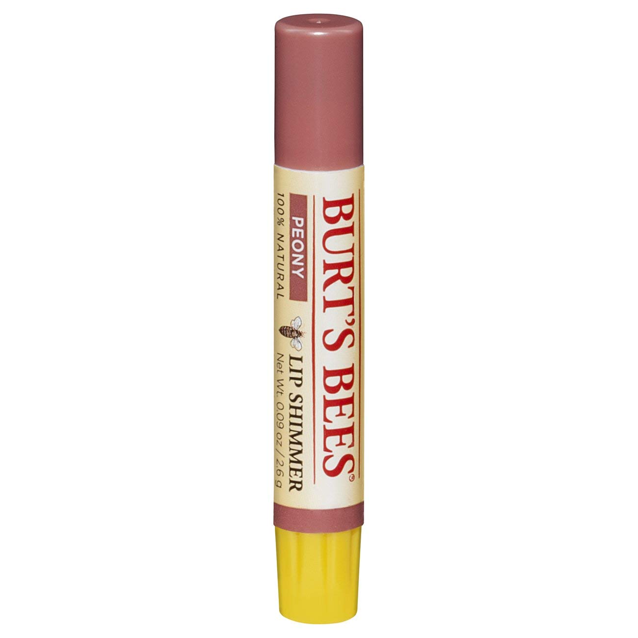 Burt’s Bees Lip Shimmer Peony; Warm, Luminescent Color; High Impact, Instant Moisture; with Shea and Cocoa Butters; 100% Natural Origin; 1 Tube, 0.09 Beauty & Personal Care Burt's Bees