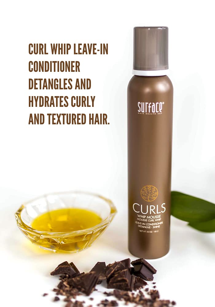 Surface Hair - Trio Box Set, Shampoo, Conditioner And Leave-In Conditioner - Defines, Adds Shine, and Provides Frizz Free Style Longevity Beauty & Personal Care SURFACE