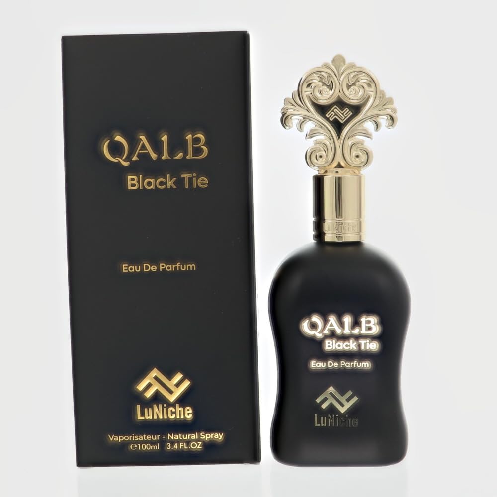 LUNICHE Qalb Black Tie For Unisex - 3.4 Oz Eau De Parfum Spray Beauty & Personal Care LUNICHE