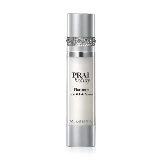 PRAI Beauty Platinum Firm and Lift Serum, Anti-Aging Face Serum for Instant Face Lift, Nourishing and Hydrating Serum, Vegan, Cruelty-Free, 1.7 Fl oz