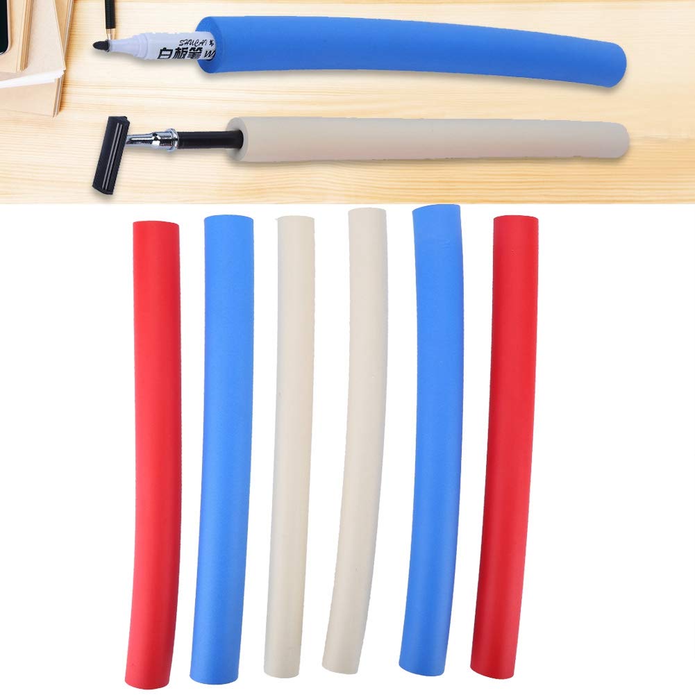 6Pcs Shaving Pen Foam Grip Tube,Non Slip Foam Handle Sleeve Cover Padding Grips for Utensil, Pens, Pencils, Razors Beauty and Personal Care TYTOGE
