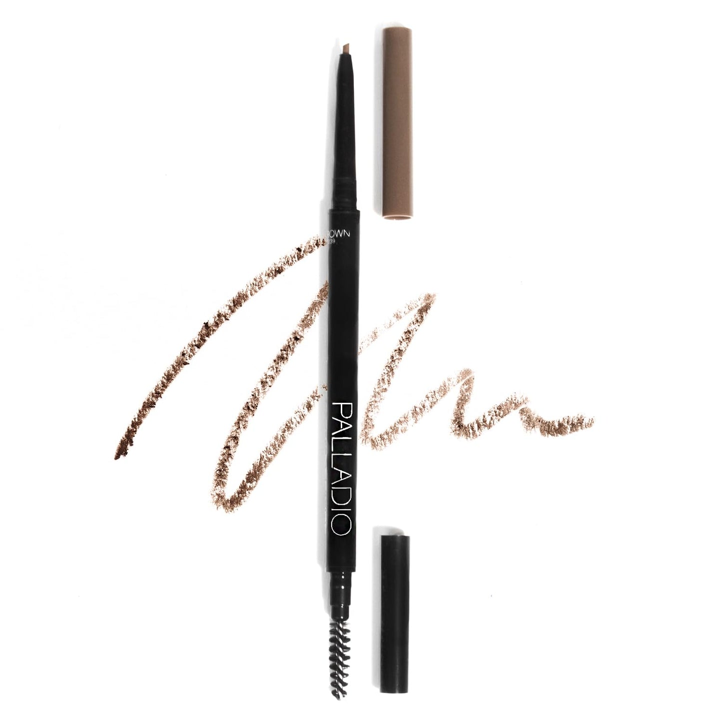 Palladio Beauty Brow Definer Pencil, Ultra Precise Twist-Up Eye Brow Pencil with Long-Staying Power, Spooley Brush Blends Color for Natural Finish, No Beauty & Personal Care Palladio