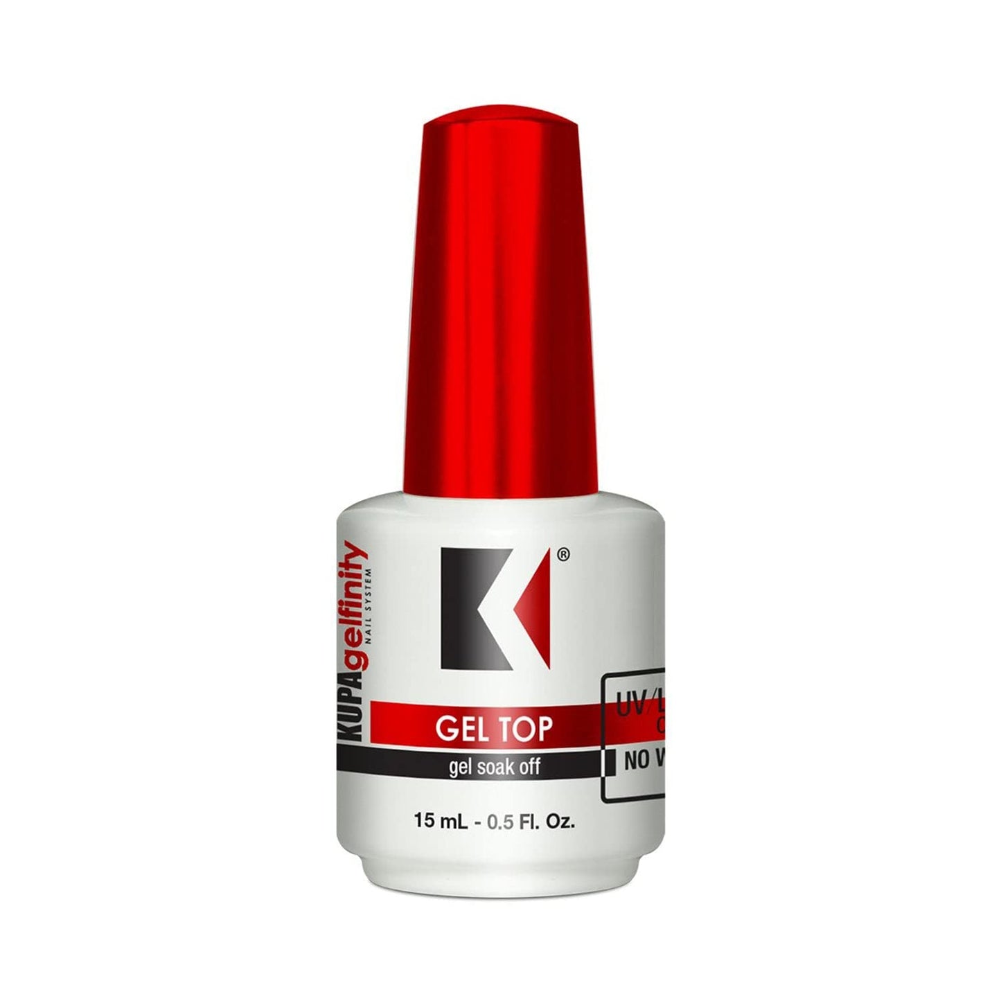 KUPA GelFinity - Soak Off Gel - Top Coat Glossy Finish (No-Wipe) 0.5 Fl Oz Beauty & Personal Care KUPA