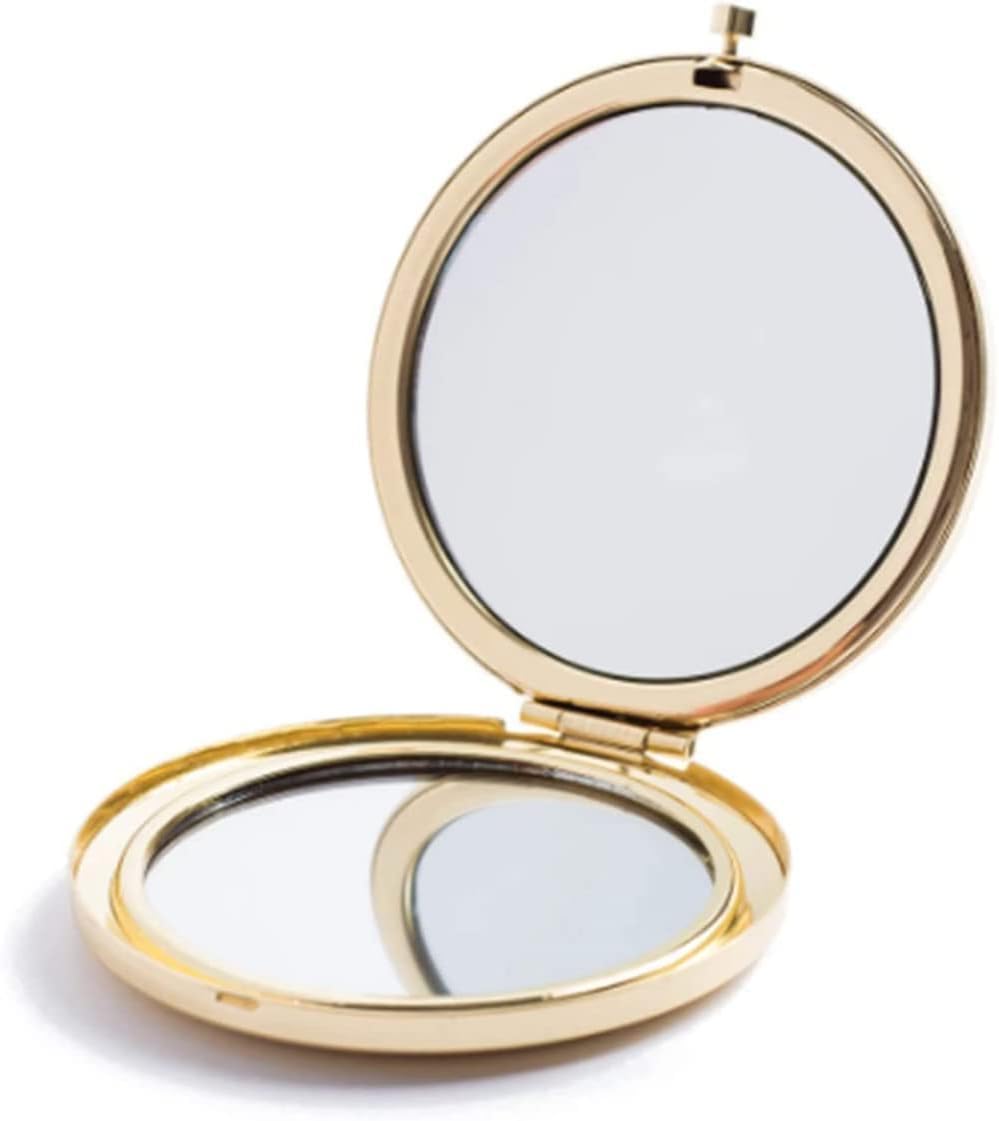 MIHAGUTY Magnifying Compact Mirror for Purses with 2 x 1x Magnification, Folding Mini Pocket Double Sided Travel Makeup Mirror,Perfect for Purse Beauty & Personal Care MIHAGUTY