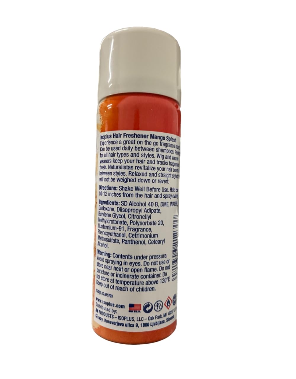Isoplus Mango Splash Hair Freshener 1.2 Oz. Beauty & Personal Care Isoplus