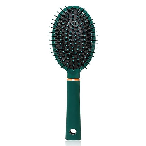 Reazana Detangling Brush Anti-Static Detangler Hair Brushes with Silicone Cushion Base Blow Drying Comb Nylon Bristle Pins Fashion Massage Brush Wet Beauty & Personal Care RN BEAUTY