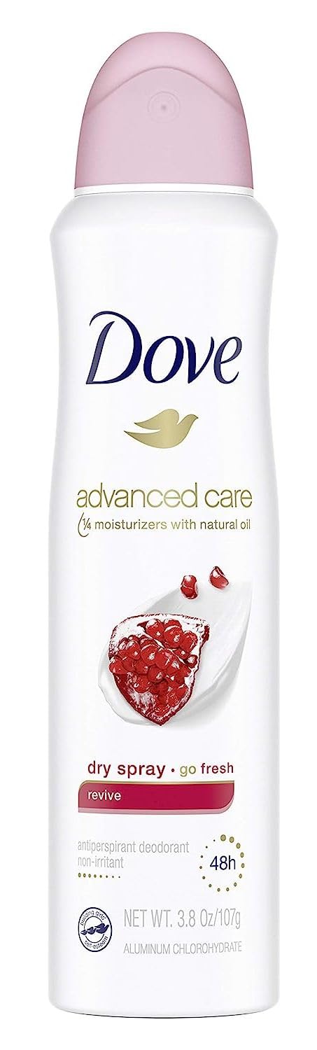 Dove Deodorant 3.8 Ounce Dry Spray Revive Anti-Perspirant (113ml) (2 Pack) Beauty and Personal Care Dove