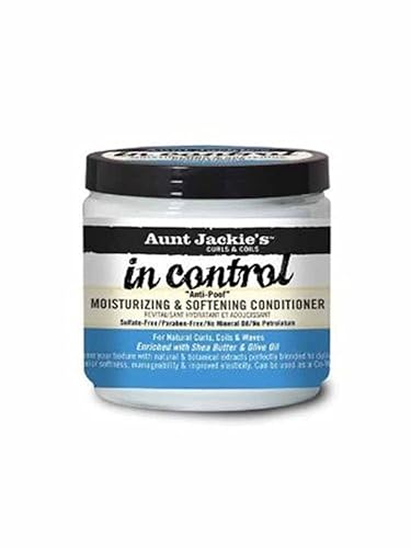 Aunt Jackie's in control 9oz - Anti-Poof Moisturizing & Softening Conditioner Beauty & Personal Care Aunt Jackie's
