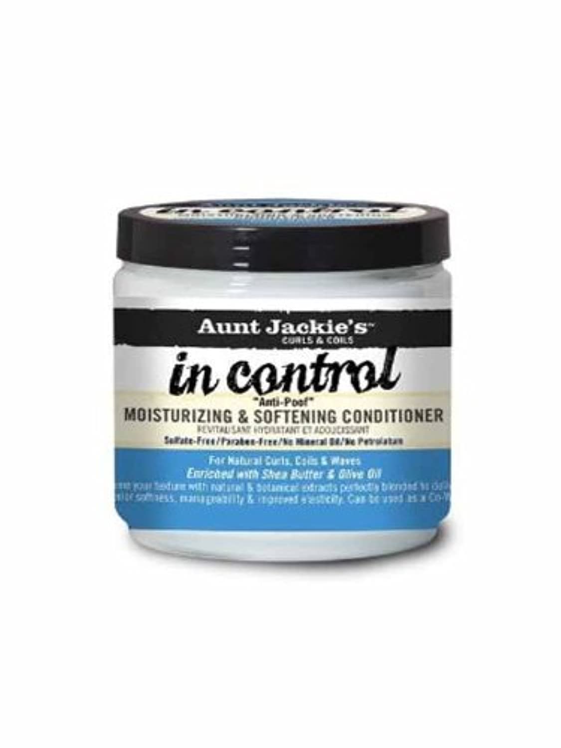 Aunt Jackie's in control 9oz - Anti-Poof Moisturizing & Softening Conditioner Beauty & Personal Care Aunt Jackie's