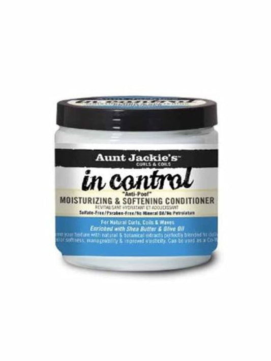 Aunt Jackie's in control 9oz - Anti-Poof Moisturizing & Softening Conditioner Beauty & Personal Care Aunt Jackie's