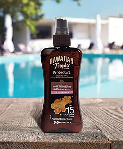 Hawaiian Tropic SPF15 Protective Dry Spray Oil Beauty & Personal Care Hawaiian Tropic