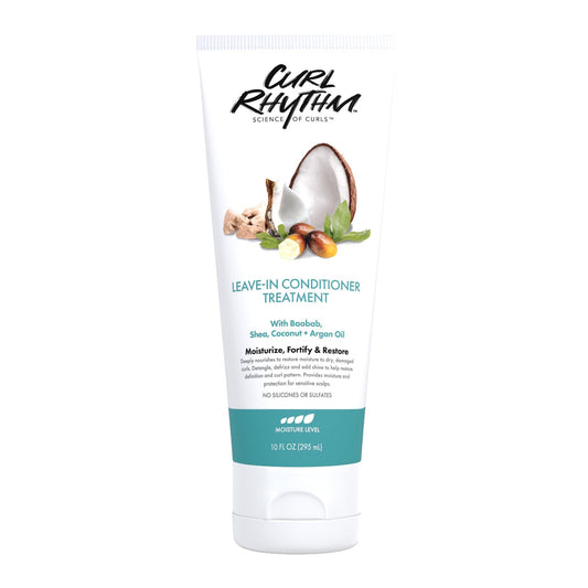 Curl Rhythm Leave-in Conditioner Treatment - Leave-in Conditioner for Curly Hair - Hair Conditioner with Shea, Coconut, and Argan Oil - 10 oz Beauty & Personal Care Curl Rhythm