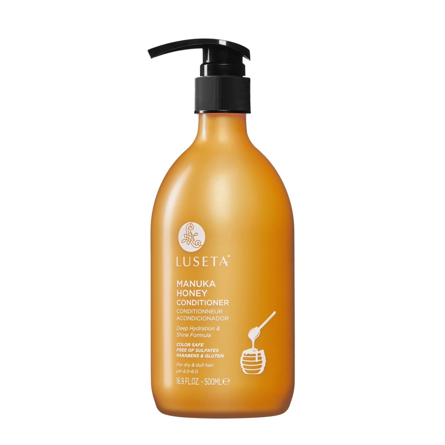Luseta Manuka Honey Conditioner Hydrate & Repair for Dry and Dull Hair Adds Shine & Restore Softness Moisturizing for Damaged Hair 16.9oz Beauty & Personal Care LUSETA