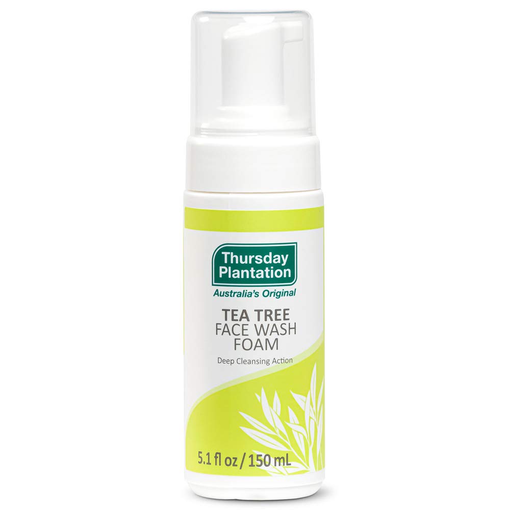 Thursday Plantation Tea Tree Face Wash Foam, Gentle Soap-Free Skin Cleanser, 5.1 fl oz Beauty & Personal Care Thursday Plantation