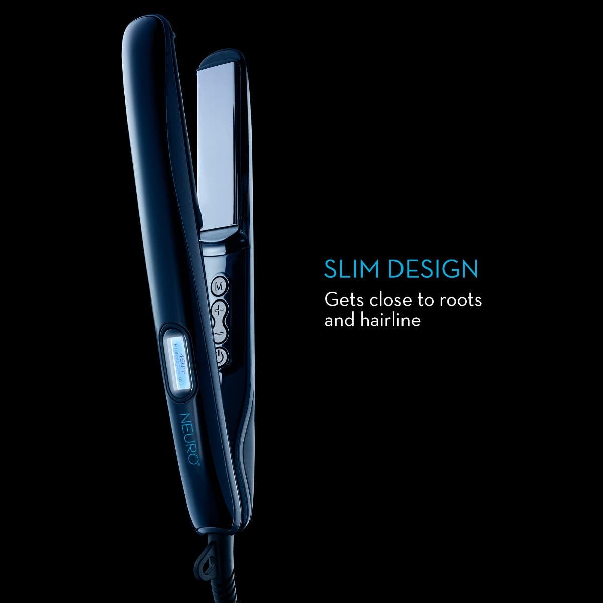 Neuro by Paul Mitchell Style Titanium Flat Iron, Adjustable Heat Settings for Advanced Straightening + Curling, 1" Beauty & Personal Care Neuro