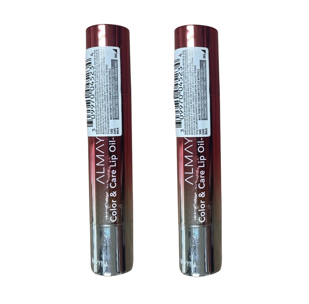 Almay Pack of 2 Color & Care Lip Oil-in-Stick, Cake Walk 140 Beauty & Personal Care Almay