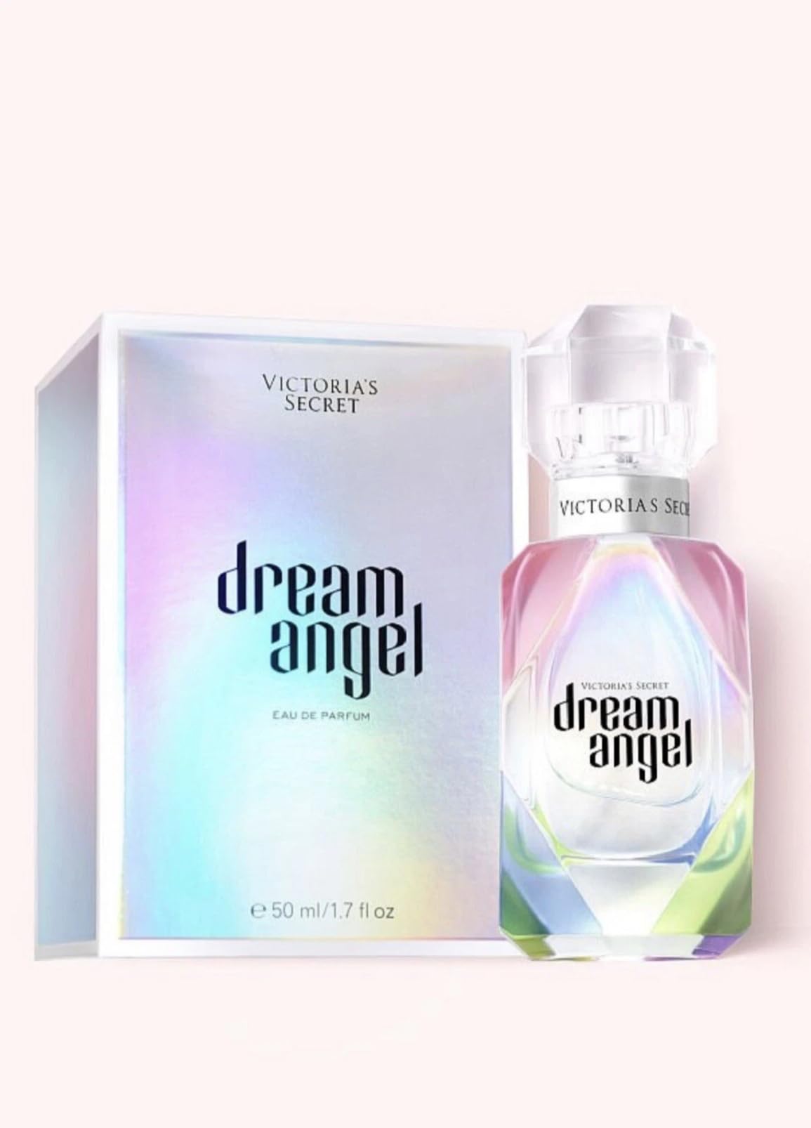 Victoria's Secret Dream Angel Perfume For Women Eau de Parfum 1.7 Fluid Ounce - Floral Scent with Amber Crystals, Pure Jasmine, Rainbow Glow Beauty & Personal Care Victoria's Secret