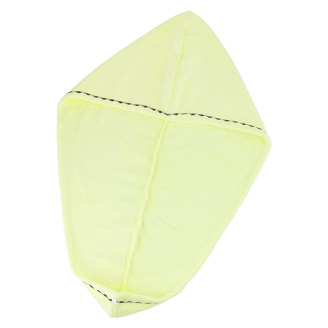 Ruilogod Microfiber Shower Bathing Triangle Shaped Button Closure Dry Hair Cap Hat Yellow (id: c7d 114 0b4 333 eac Beauty and Personal Care Ruilogod