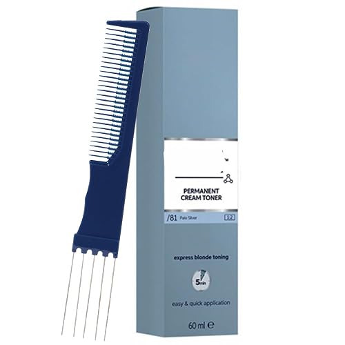 BlondorPlex Pale Silver /81 Cream Toner 2 Ounce with Dual Comb Beauty & Personal Care M Hair Designs