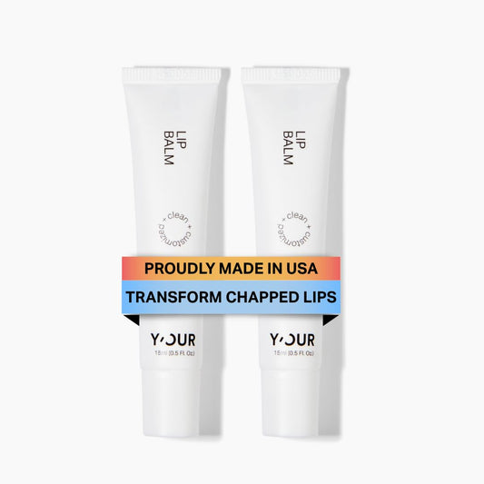 Y’OUR Intensive Healing Lip Balm for Dry Chapped Lips - Deeply Hydrating Lip Treatment - Hyaluronic Acid, Shea Butter & Rosehip Oil - Repairing Beauty and Personal Care Y'OUR