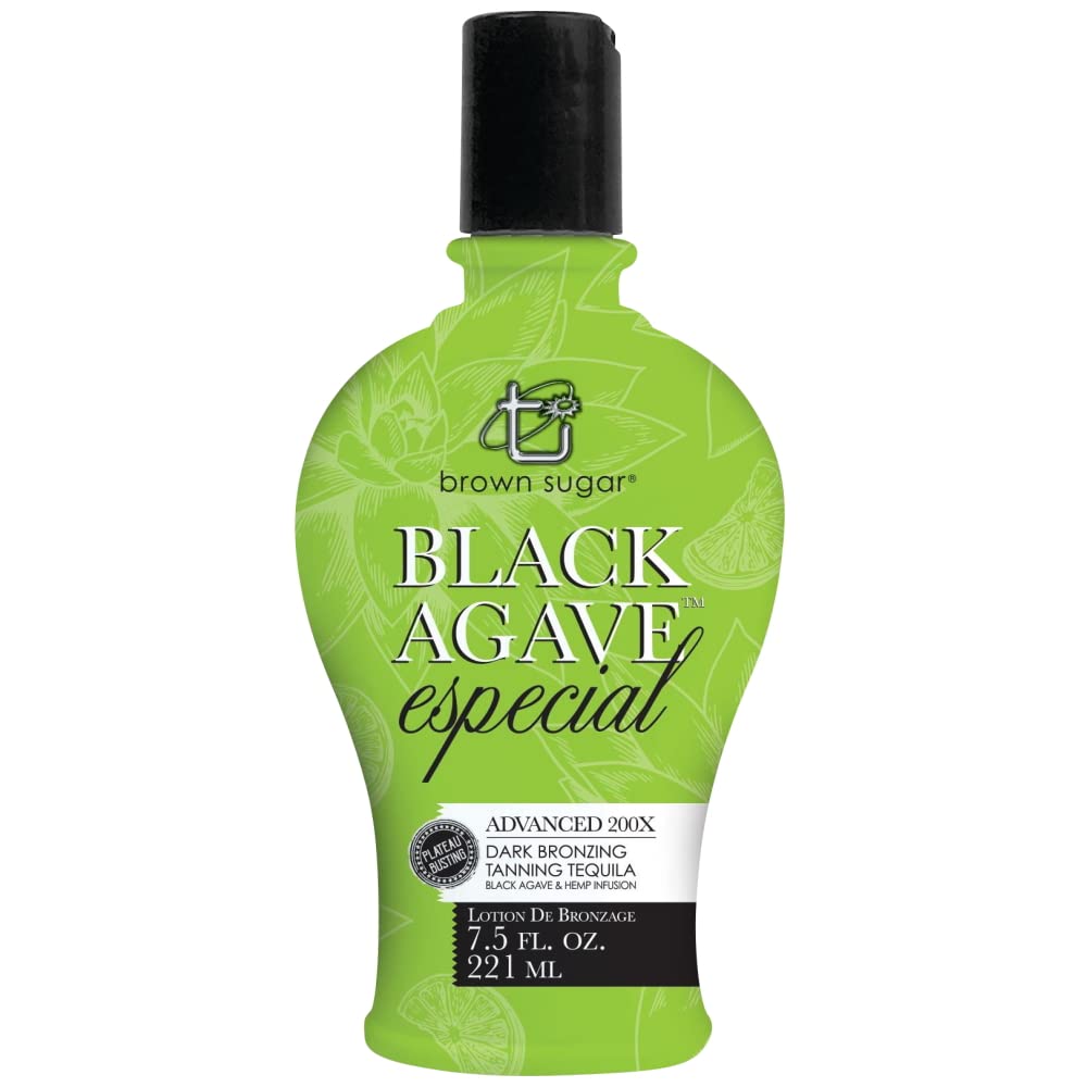 Brown Sugar Black Agave Especial Tanning Lotion with Advanced Bronzers Tan Inc. -7.5 oz Beauty & Personal Care Tan Asz U