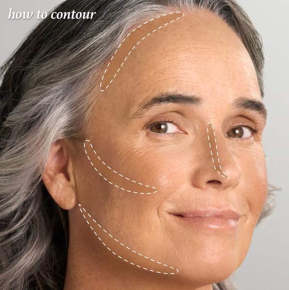 Skip The Brush Cream to Powder Bronzer Stick - Cool Taupe - 2-in-1 Cream Bronzer and Contour Stick for the Face - Blendable, Buildable, No Brush Beauty & Personal Care Julep