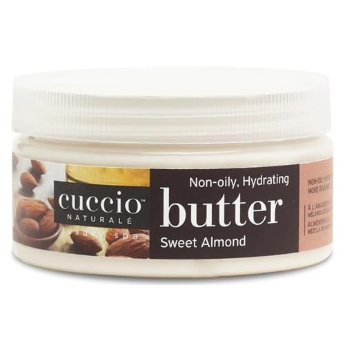 Cuccio Naturale Butter Blend Sweet Almond Body Butter - Ultra Moisturizing Non-Greasy Cream for Dry Skin - Enriched with Vitamin E & Fatty Acids Beauty & Personal Care Cuccio
