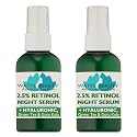 Watts Beauty 2.5% Retinol Serum with 50% Hyaluronic Acid - Anti Aging, Fine Lines, Wrinkles, Blemishes, Large Pores - No Parabens, No Animal Testing Beauty & Personal Care Watts Beauty