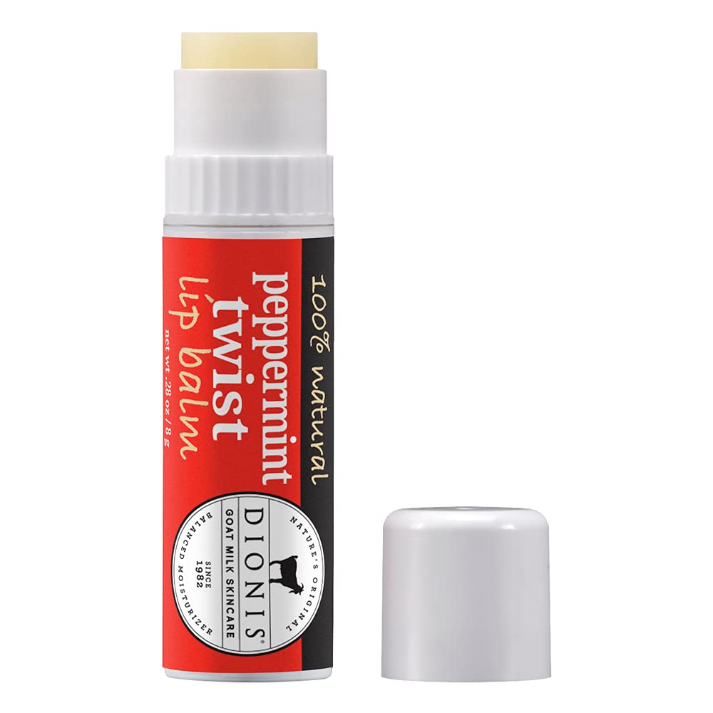Dionis Goat Milk Peppermint Scent Lip Balm 0.28 oz. 1 pk Beauty and Personal Care Dionis