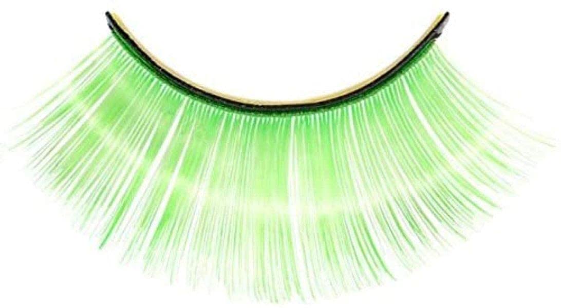 Amscan Neon Green Eyelashes Beauty & Personal Care Amscan