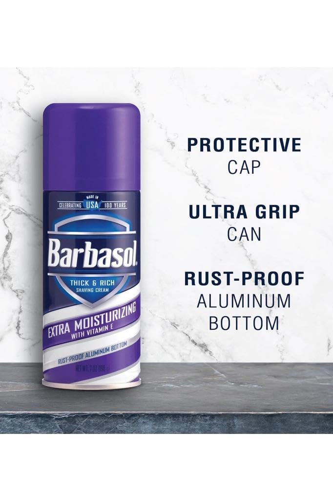 PERIO PROD Barbasol Moisturizing Shave Cream 7 Oz Beauty & Personal Care Barbasol