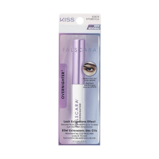 Kiss Falscara False Lash Clusters Overnighter Long Wear Sealer - Net Wt. 5.2 g (0.18 oz.)
