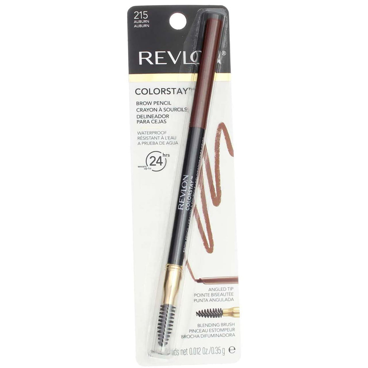 Rev Clrsty Brow Pncl Aubu Size .012o Revlon Colorstay Brow Pencil 7643-03 Auburn 0.012oz Beauty & Personal Care REVLON