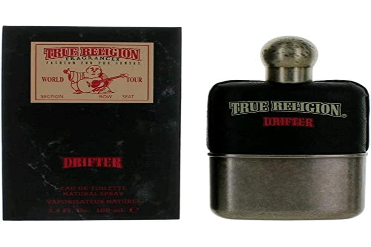 True Religion Drifter Eau de Toilette 3.4 Oz for Men Beauty & Personal Care True Religion