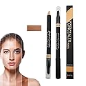 AKARY Concealer Pencil, 2 in 1 Dual-Sided Full Range of Coverage Concealer Pencil for Face, Professional Foundation Concealer for Eye Dark Circles Beauty & Personal Care AKARY