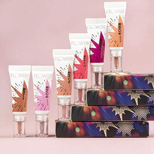 FLOWER Beauty By Drew Barrymore Liquid Blush Makeup Bomb Color Drops -Silky Lightweight Formula + Gel Cream Blush for Cheeks - Radiant + Glossy Finish Beauty & Personal Care FLOWER BEAUTY