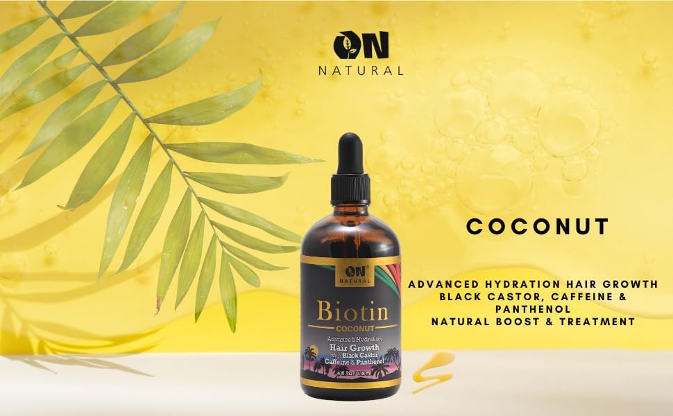On Natural Jamaican Black Castor Oil 4 oz (Coconut)