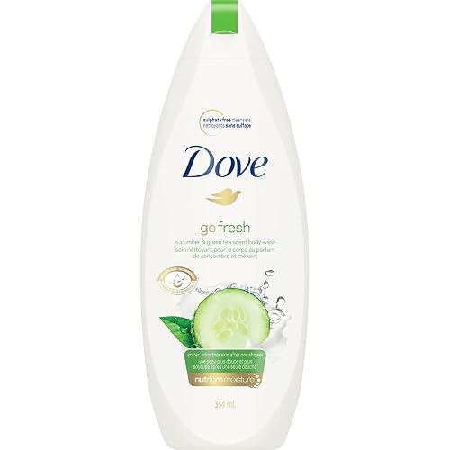 Dove Cool Moisture Cucumber & Green Tea Scent Body Wash 12 oz (Pack of 6) Beauty & Personal Care Dove